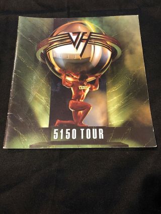 Vintage 1986 Van Halen 5150 Concert Tour Program Book