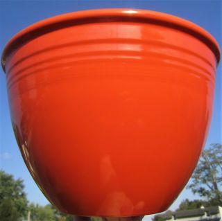 Vintage Fiestaware Fiesta Nesting Mixing Bowl Rings Red Orange 5 Hlc