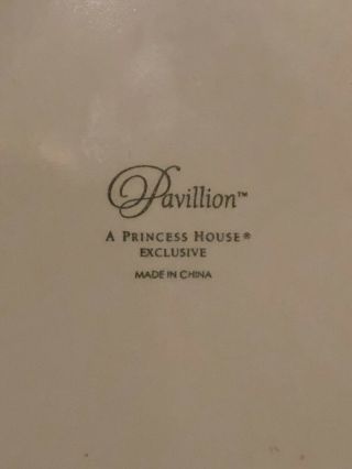 Princess House Pavillion Dinner plates Set of 9 very gently 3