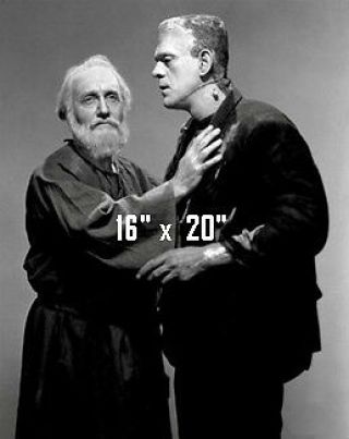 Frankenstein Boris Karloff Photo Poster 16 " X 20 "