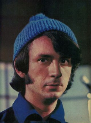 MICHAEL NESMITH BLUE WOOL HAT CAP BEANIE 2016 Tour 6 Button in Poly Bag 4