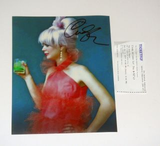 B - 52s Founder Singer Cindy Wilson Signed 8x10 Photo
