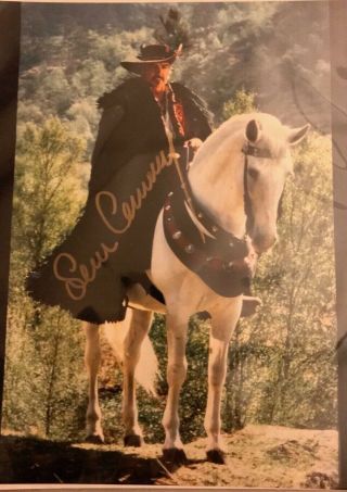 Sean Connery Signed - Highlander - Ramirez On Horse - With