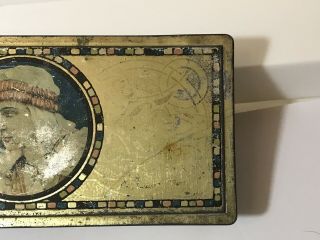 Rudolph Valentino Antique Candy Tin made by Canco Beautebox, 4