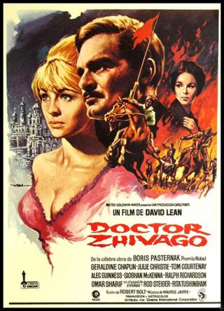 Doctor Zhivago Fridge Magnet Large 6x8 Magnetic Movie Poster Canvas Print