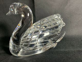 RARE - Large Waterford Crystal Swan - 104983 - W/ Box 5