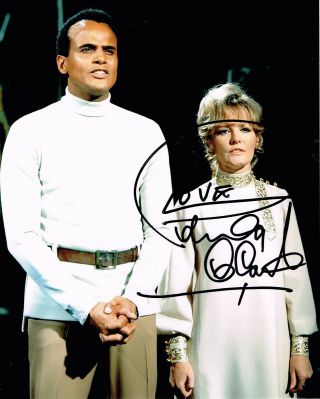 Petula Clark Hand Signed Autograph 8x10 Photo In Person Proof Downtown Belafonte