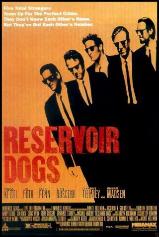 Reservoir Dogs Quentin Tarantino Magnetic 6x8 Movie Poster Fridge Magnet