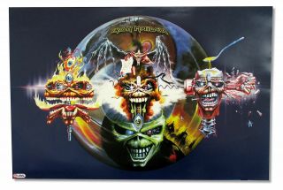Iron Maiden Concert Tour Wall Poster Gift Set Of Five 4 Posters Official