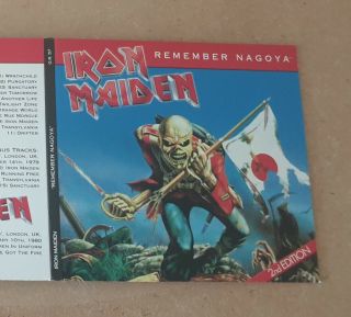 Iron Maiden - Godfather Records Remember Nagoya Vs 2 Cd Nagoya Japan 1981