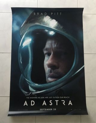 Ad Astra - Theatrical Movie Poster 27” X 40” - Brad Pitt -
