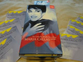 Maria Callas The Complete Studio Recordings 1949 - 1969 70cd Box Set