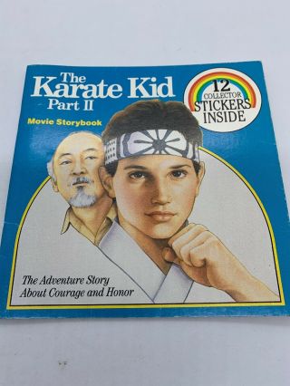 The Karate Kid Part 2 Movie Storybook 1986