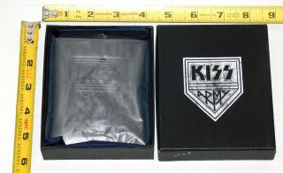 Kiss Band Army Logo Wallet 2000 Boxed Gene Simmons Ace Frehley Peter Paul