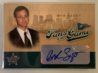 2004 Bob Saget Full House Donruss Auto/autographed Fans Of The Game Card