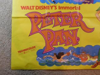 Peter Pan British Quad Movie Poster 1973 Remake 2