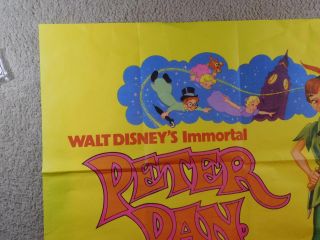 Peter Pan British Quad Movie Poster 1973 Remake 5