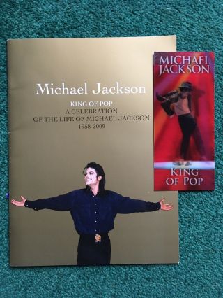 Michael Jackson London O2 This Is It Concert Holographic Ticket And Program