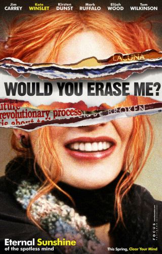 Eternal Sunshine Of The Spotless Mind Movie Poster Ds Orig 27x40 Kate Winslet