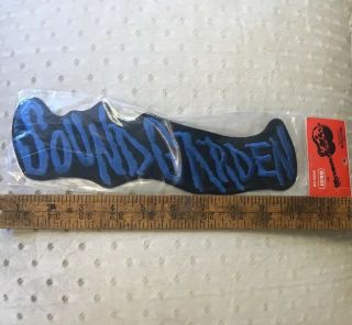 Vintage Nos Soundgarden Iron On Patch Large 10” Deadstock