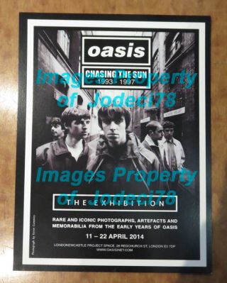 OASIS Chasing the Sun Lawrence Watson SIGNED Liam Gallagher Photo Print Set Noel 2