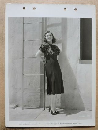 Eleanore Whitney Orig Dw Key Set Fashion Portrait Photo 1937 Turn Off The Moon 2