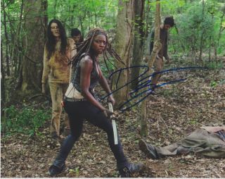 Danai Gurira Michonne The Walking Dead Signed 8x10 Photo B