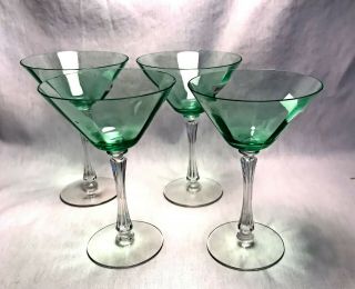 Morgantown 7660 Empire Green Champagnes Set Of Four