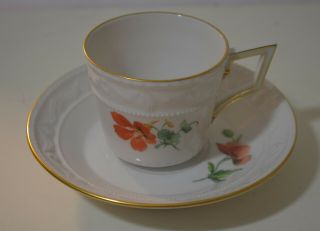 Kpm Berlin Germany Demitasse Cup With Saucer