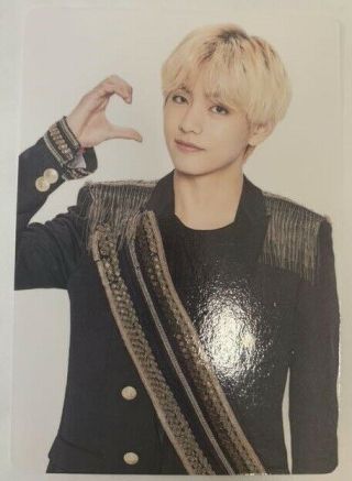 Bts V Mini Photo Photocard Speak Yourself World Tour Japan Official Sys Fc 1