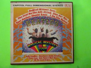 The Beatles Magical Mystery Tour Reel To Reel Capitol Records 4 Track 3 3/4 Ips