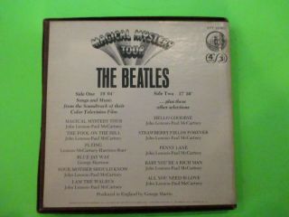 THE BEATLES MAGICAL MYSTERY TOUR REEL TO REEL CAPITOL RECORDS 4 TRACK 3 3/4 IPS 4