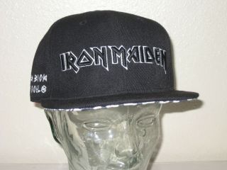 Iron Maiden The Book Of Souls 2017 Tour Black Baseball Cap Snapback Hat