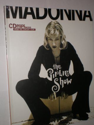 Madonna The Girlie Show Tour Book & Cd 1994 Concert &