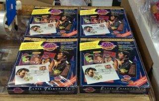 4 / Elvis Presley Tribute Set / Box 20 Packs / Trading Cards 1993 1,  2,  4,  5