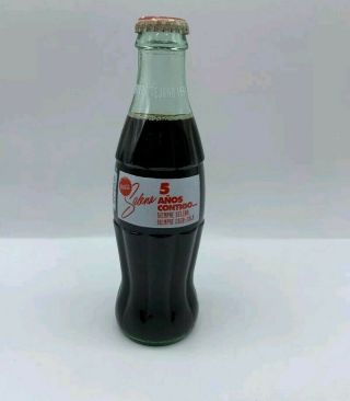 Selena Quintanilla Perez 5 Anos Contigo Coke Bottle 1994