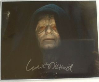 Ian McDiarmid Emperor Palpatine Signed Autographed 8x10 Photo Star Wars W/COA 2