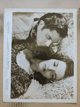 Jane Russell With Jack Buetel Western Portrait Photo 1946 The Outlaw