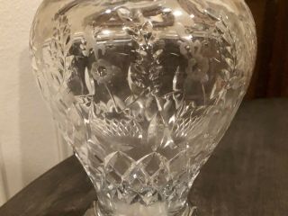 Rogaska Gallia Large 13.  5 " Vase Fine Cut Lead Crystal