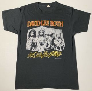 Vintage 1986 David Lee Roth T - Shirt