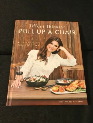 Signed Tiffani Amber Thiessen Book Pull Up A Chair Cookbook In