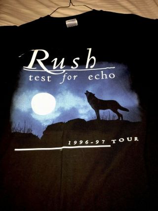 Rush Test For Echo Xl T - Shirt Never Worn 1996 - 97 Tour