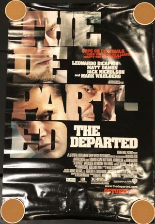 The Departed 27 " X 40 " Ds/rolled Movie Poster - 2006 - Dicaprio