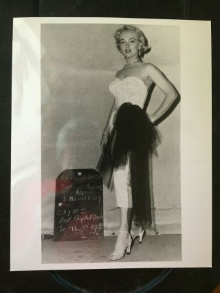 Marilyn Monroe Vintage Studio Wardrobe Headshot Photo