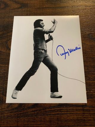 Singer Johnny Mathis Signed 8x10 Photo Exact Photo Proof 1