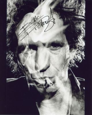 Keith Richards The Rolling Stones Signed 8x10 Photo