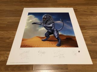 The Rolling Stones Limited Edition Plate Signed Lithograph 875/5000