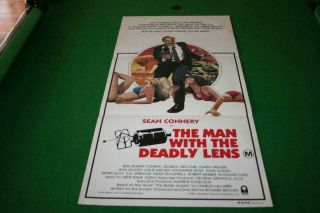 The Man With The Deadly Lens 1982 Aust Orig Daybill Movie Poster Very Good Cond