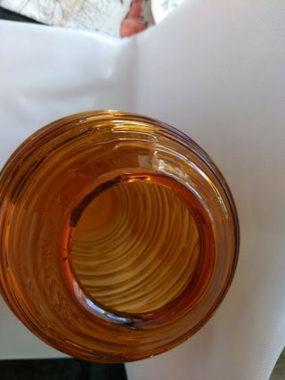 Fulvio Bianconi for Venini Murano Large Threaded Art Glass Vase 2