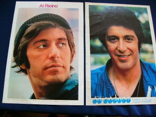 1970s - Al Pacino Japan 25 Clippings & Poster Bobby Deerfield Very Rare